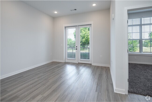 1HAB, 1BA - A2 - 652SF - Sala de estar - Hillside Flats