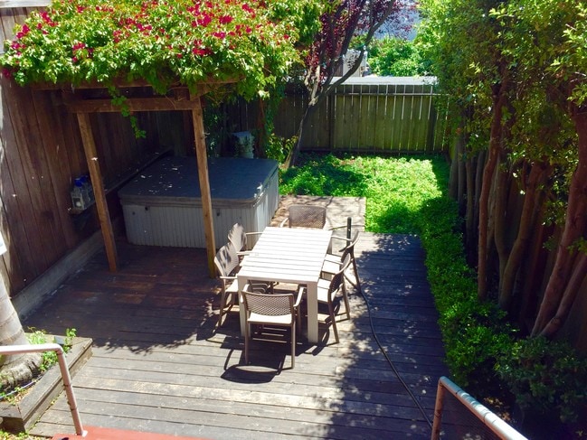 Private Garden with HOT TUB - 2425 Market St