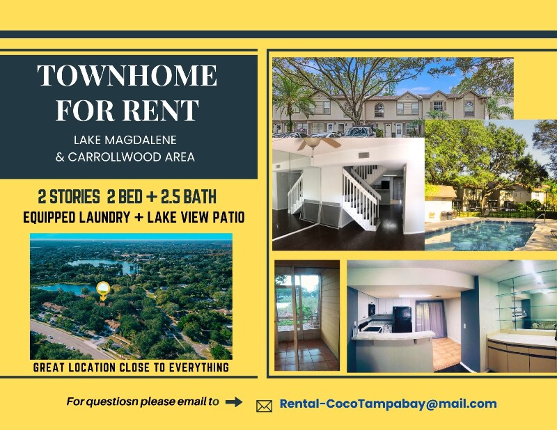 2219 Fletchers Point Cir, Tampa, FL 33613 House Rental in Tampa, FL