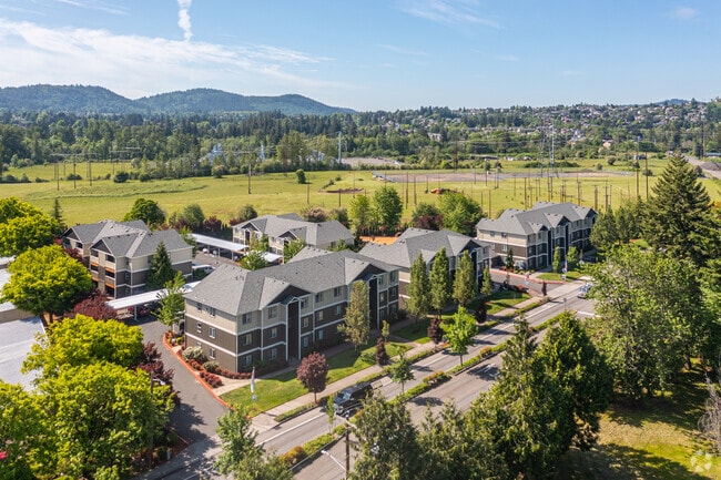 Aerial - Powell Street Station in Gresham