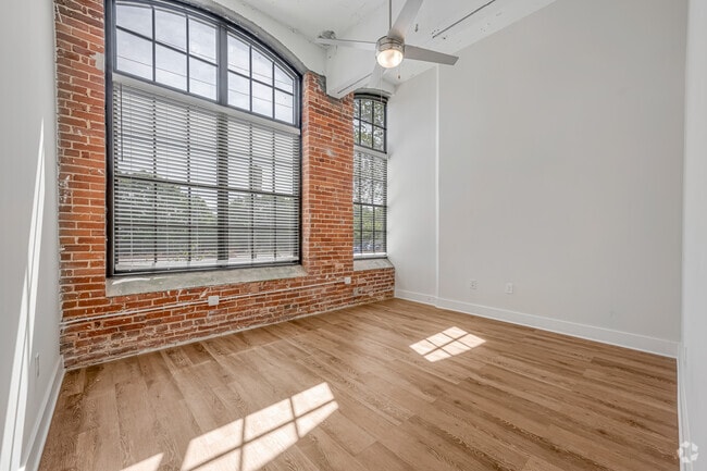 2BR, 1BA - 980SF - Living Room - Wagon Works Apartments