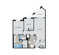 2 Bed 2 Bath 1235 SF