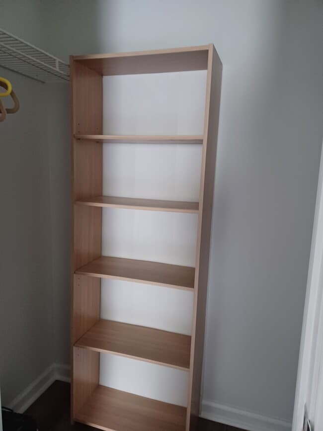 Shelving in closet - 1348 Brandon Sq