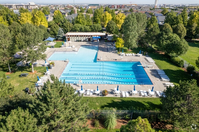 Aviator Park in Central Park is popular during the summer months for its pool.
