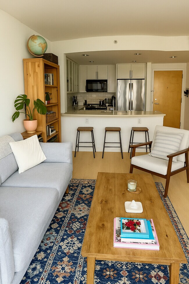 Living room and dining area - 2929 1st Ave