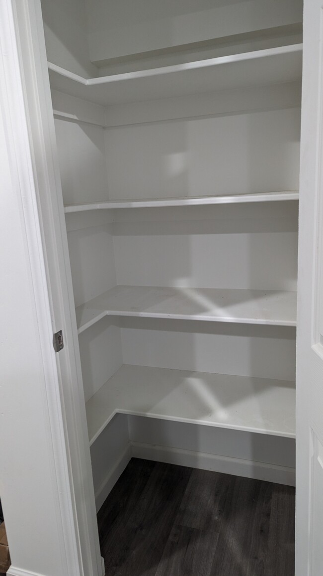 Pantry space in the kitchen. - 2118 N Wallflower Dr