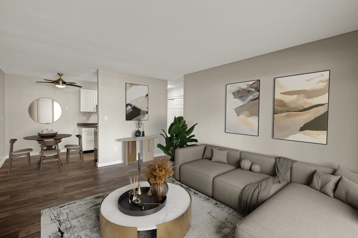 Sala de estar - Eastgate Apartments-Oakdale