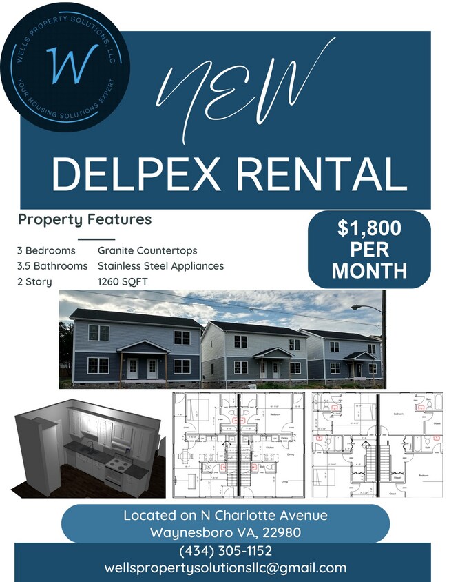 416 Market Ave, Waynesboro, VA 22980 Townhome Rentals in Waynesboro