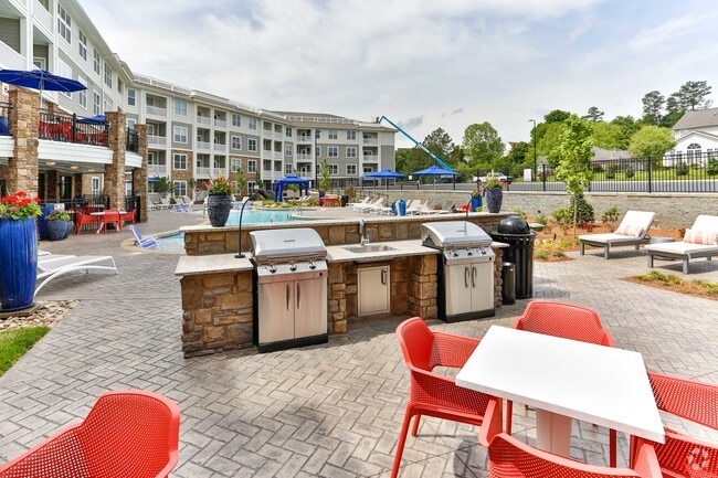 grilling area - Residence at Tailrace Marina