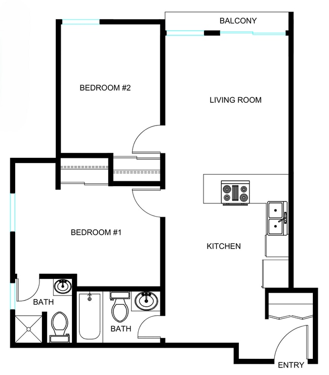 Floorplan - Forde Apartments