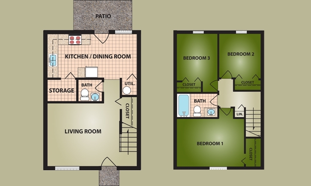 Plano de planta - Batavia Village