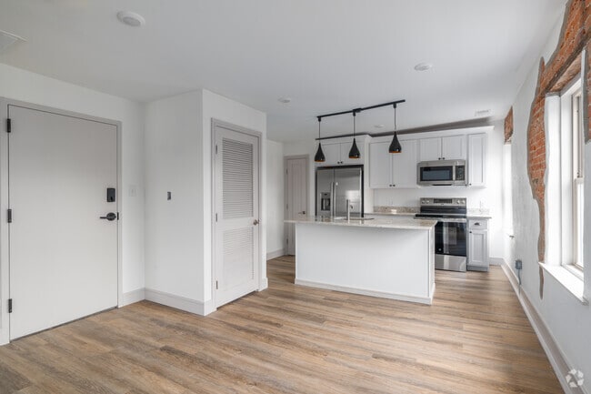 2BR, 1BA - 705SF - Living Room - Quaker Safety Lofts