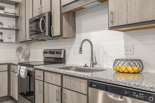 3BR, 2BA - 1,248SF - Kitchen - Preserve at Flagler Beach Apartments