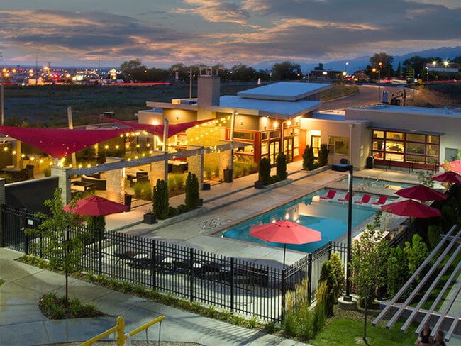 Pool Aerial View - Eaglewood Lofts