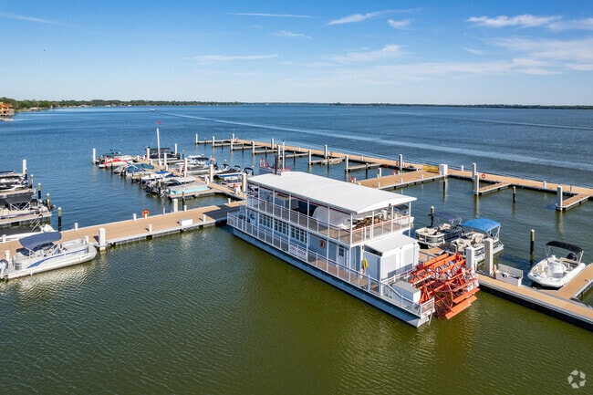 The Dora Queen paddle boat docks in Tavares.
