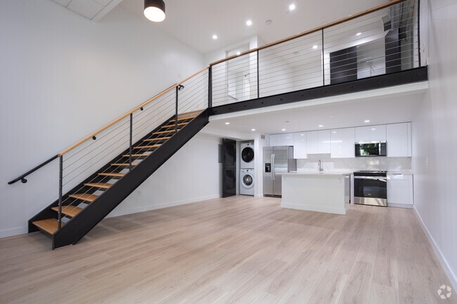 LOFT - 789SF - Living Room + Kitchen - THE 616