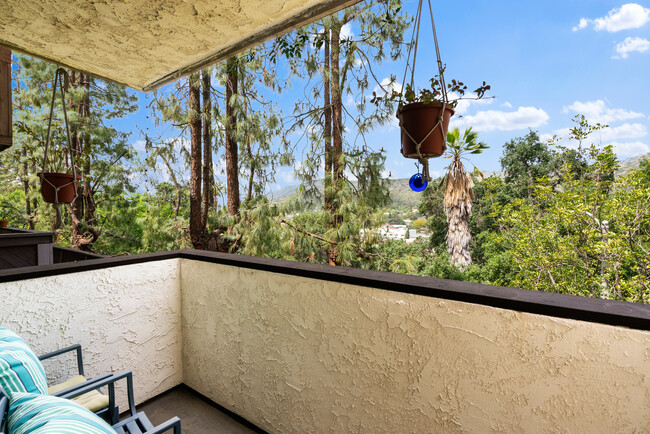 Balcony view from Living Room - 1832 Oak Tree Dr