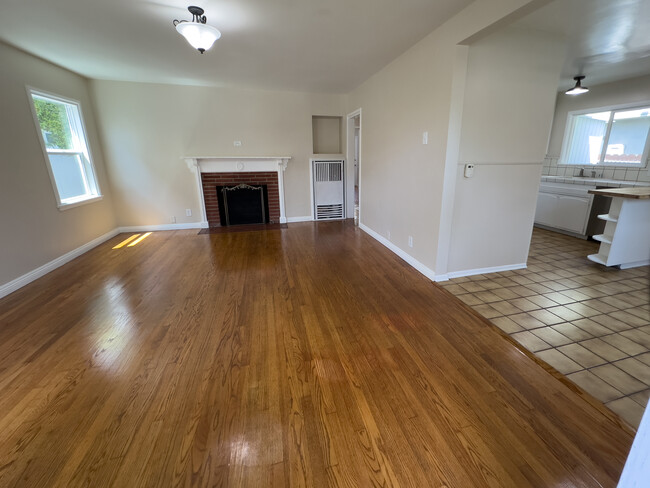 Living room, kitchen, and dining nook - 10827 Westminster Ave