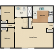 2 Bed 1 Bath