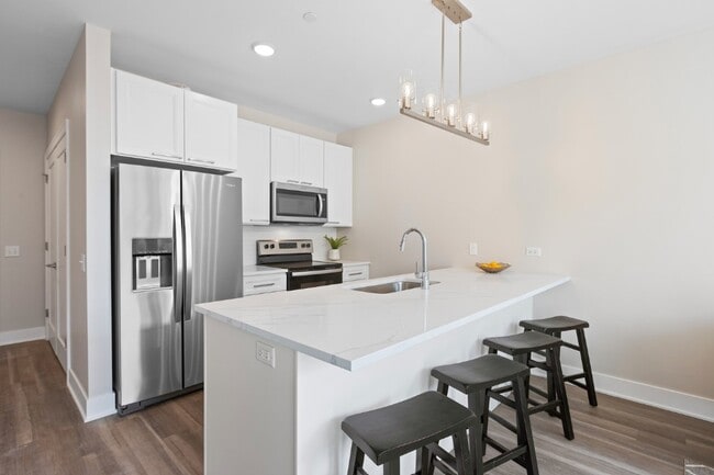 cocina de 1 dormitorio - Des Plaines Tower