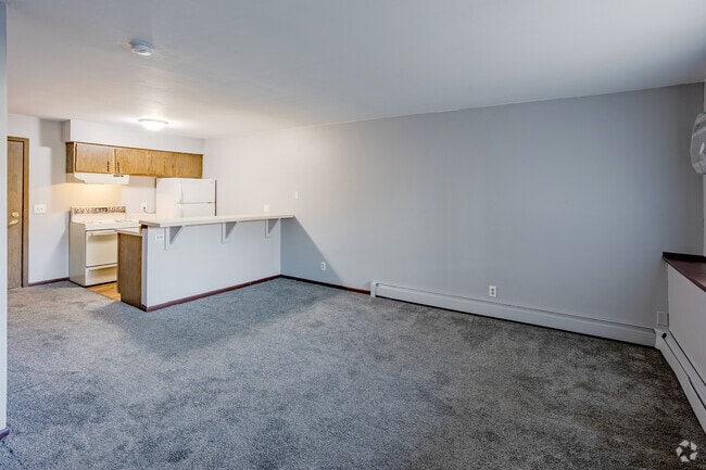 Studio - 400SF - Living Room - 907 Dale St Apartments