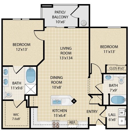 2HAB/2BA - Esplanade Apartments