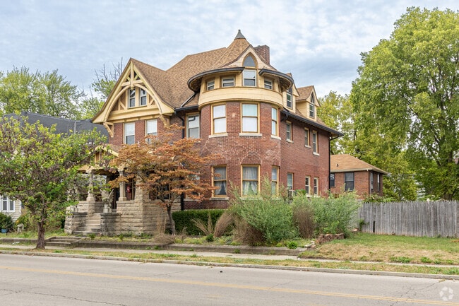 Here's a brick Victorian styled home located near the Downtown Muncie area.