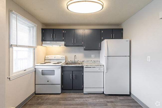 1BR, 1BA - Kitchen - Valley View Apartments