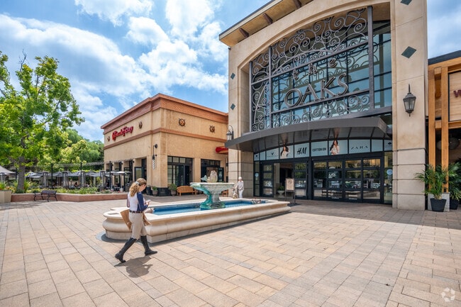 The Oaks mall features many shops, restaurants, and retailers.