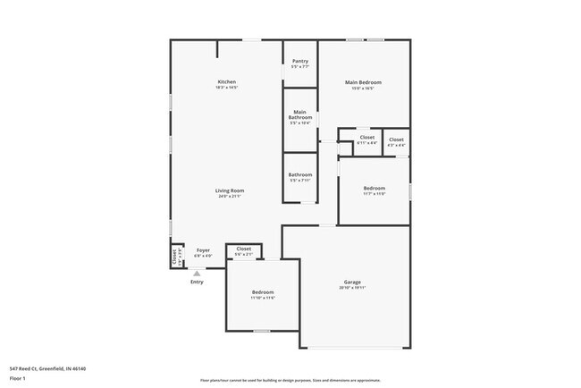 Building Photo - Spacious 3-Bedroom Greenfield Home