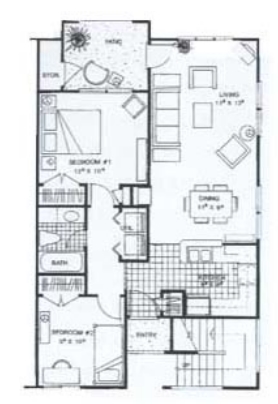 Plano de planta - Avonlea Apartments