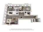 461- 980sqft - 2 bed/2bath  