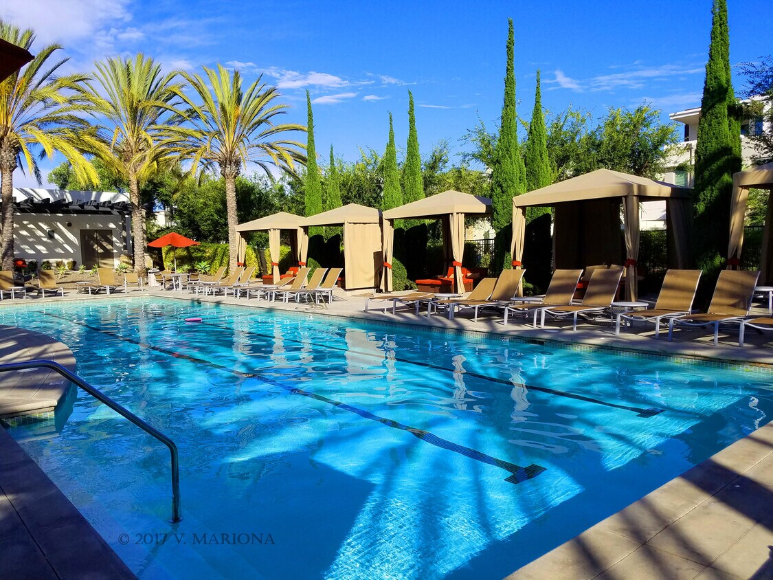 Resort-style cabanas, heater pools - 5315 Pacific Terrace