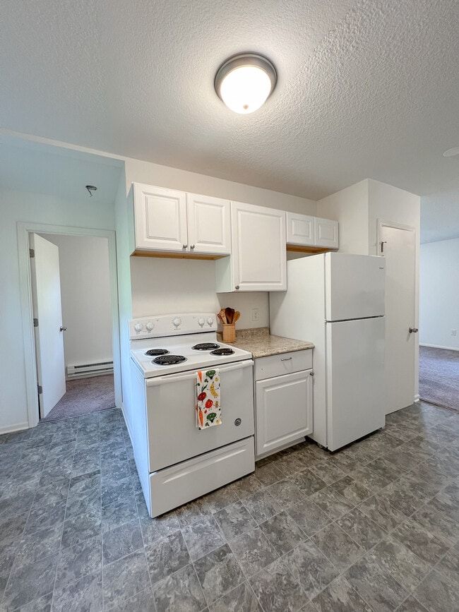 Bedroom door on the left, living room on the right. - 16610 8th St N