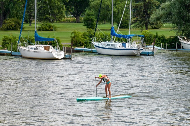 Paddle boarding is one of the most popular water activities in Ithaca.