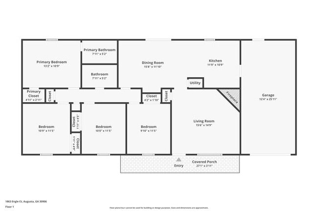 Building Photo - Spacious 4-Bedroom Home in Augusta, GA