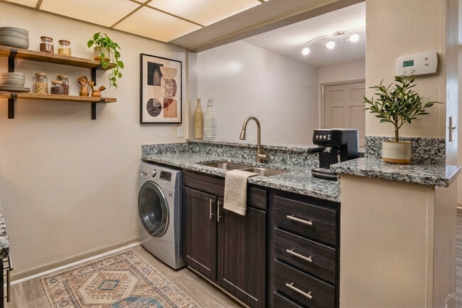 Renovated Kitchen in One Bedroom at Selwyn Flats in Southpark Charlotte, NC - Selwyn Flats