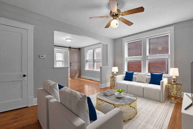 This room is virtually staged - 4908 Devonshire Ave