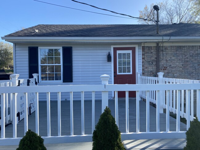 Deck entrance - 1101 E Moody Ln