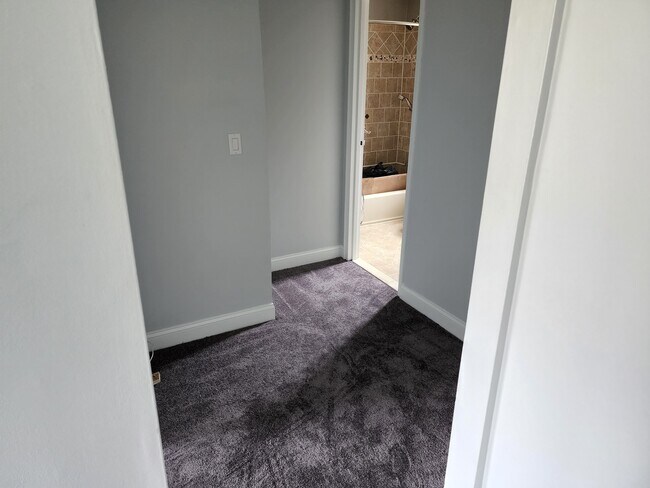 Hallway from living room to the bedroom and bathroom - 87 Roseland Ave