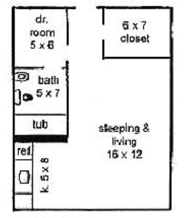 Plano de planta - Clawson Manor Co-op