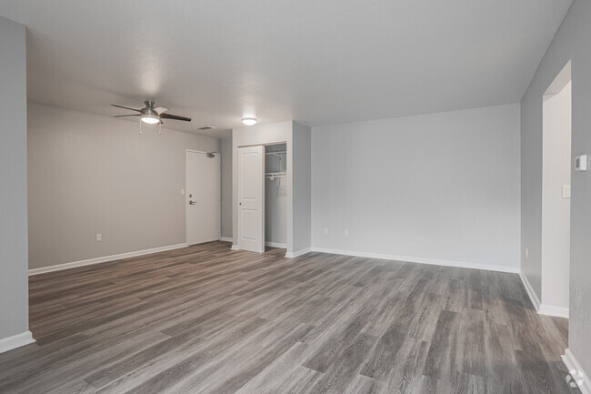 2 BR, 1 BA - Living Room - Ashton Woods