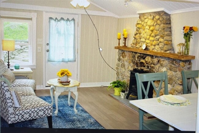 Front entrance with fireplace - 16 Thornbush Rd