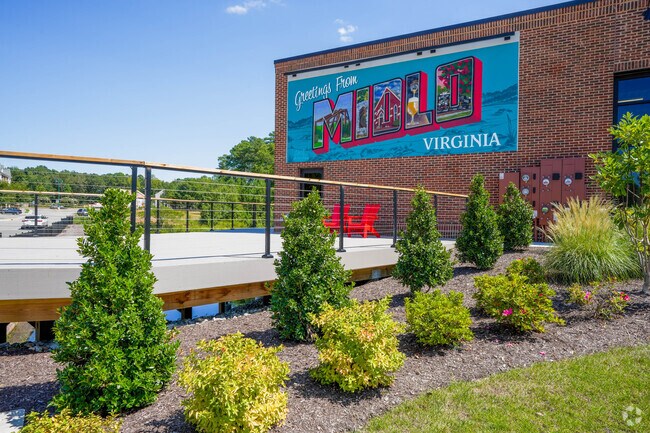 MIDLO Virginia Mural in Midlothian nearby Triple Crossing Brewery