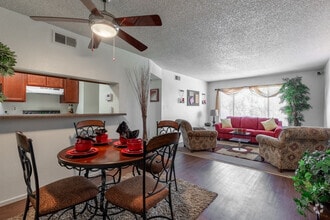 Santorini - 2BR, 2BA - Living Room - Santorini Villa Apartments