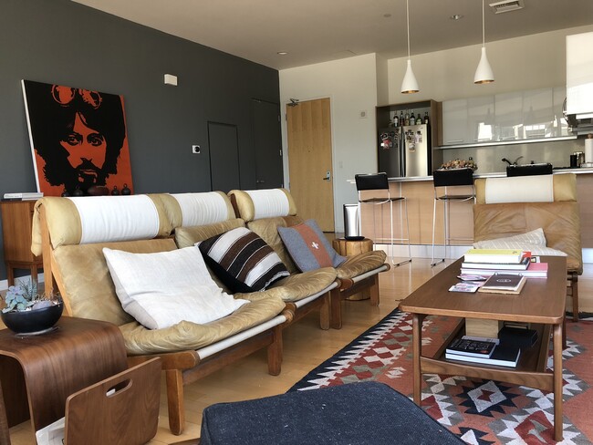 Living room area - 801 S Grand Ave
