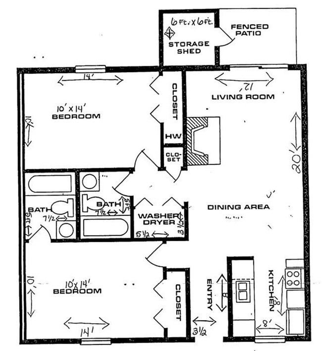 Foto del edificio - $1295/mo. Garner Single Level, 2 BR, 2 FUL...