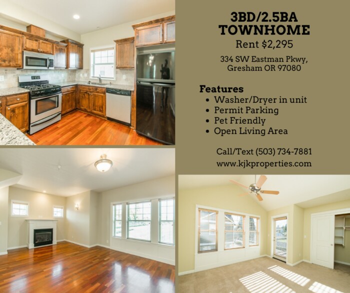 Primary Photo - 3 BD, 2.5 BA Spacious Townhome on the Spri...