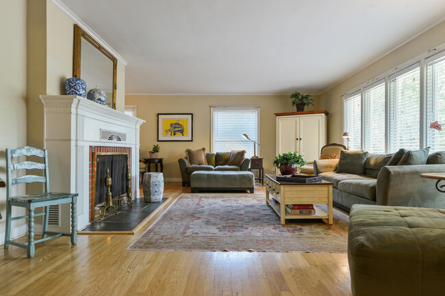 Living Room, Wood Buring Fireplace - 2 Lenox Rd