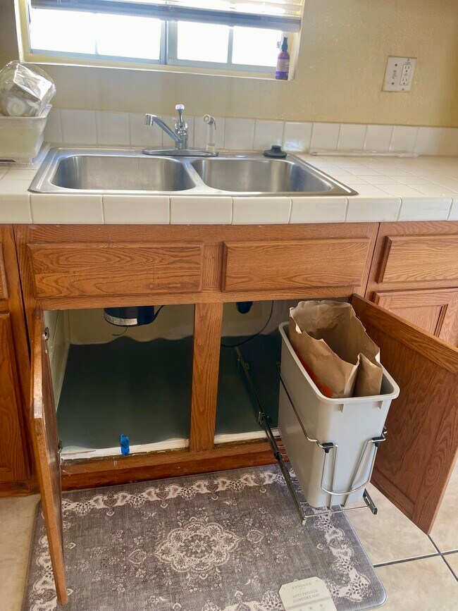 Fregadero de cocina con cubo de basura extraíble - 1053 W 51st Pl